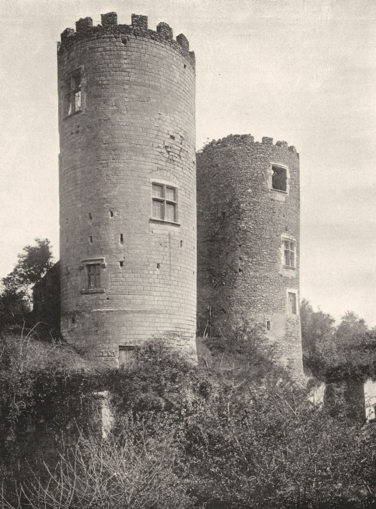 INDRE-ET-LOIRE. Château de Cinq- Mars 1903 old antique vintage print picture